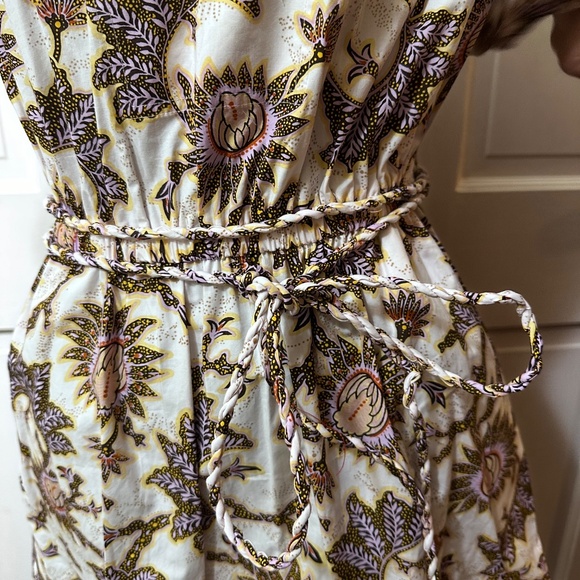 Cotton dress with puff sleeves - Picture 10 of 12